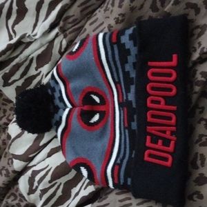 DEADPOOL BEANIE BOYS LARGE STRETCHY SOFT